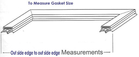 DELFIELD Gasket Part # TBP60126- Size - 20-1357  18 13/16 X 11 7/8 MAG 4SC