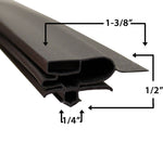 TURBO AIR GASKET, 16-1/8 X 24-1/2 BLK MFR Part #: KR23300103 Model JUR48 , jur-48