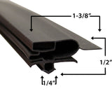 TURBO AIR GASKET, 16-1/8 X 24-1/2 BLK MFR Part #: KR23300103 Model JUR48 , jur-48