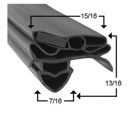 Please make sure size and profile match your current unit and gasket.  True MAG GASKET, 23-9/16 X51-1/8 GJ For GDM12 - New version 929091