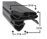 True new profile 811134 gasket size  19-3/8 X 54-1/4 GJ - 2006 and after  GDM35 , T35 , t-35, t-35f ,t35f, t-35g, t35g , ts-35 , ts35