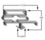 Custom made gasket size 21 1/2" x 31 1/2" - magnetic - 4 sided   For Krowne BS84L