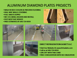 1/8" Aluminum Diamond Plate 48" x 192" - full sheet 4' x 16'  3003 Shiny  Call For Price  1-866-503-4063