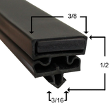 STYLELINE GLASS DOOR GASKET 22" X 71" GJ - MAGNETIC 4 SIDES 5595BSS3 Models: 4s3se 