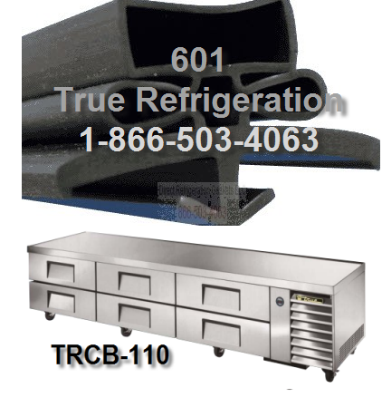 True Refrigeration Gasket # 810764 for Model TRCB-110 Sized 8 X 29-3/8