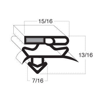 912148																																																																								MAG GASK 25-1/4 X 63"BLK 	 TA3R3S , TG2F2S, TG2R2S, TM74, TM74F, TR2DT2S